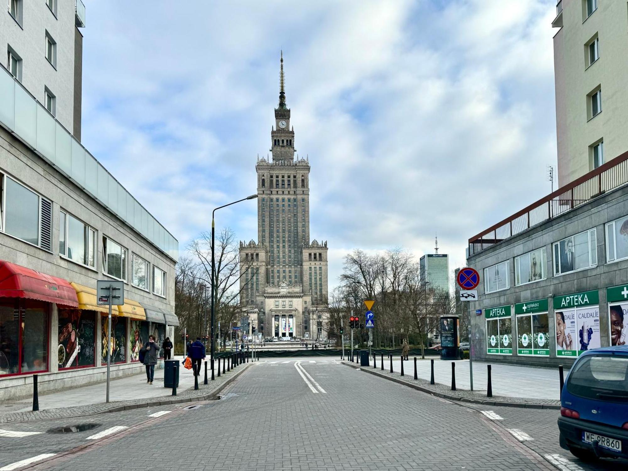 K22 Palac Kultury I Nauki /Bagno Warschau Exterior foto